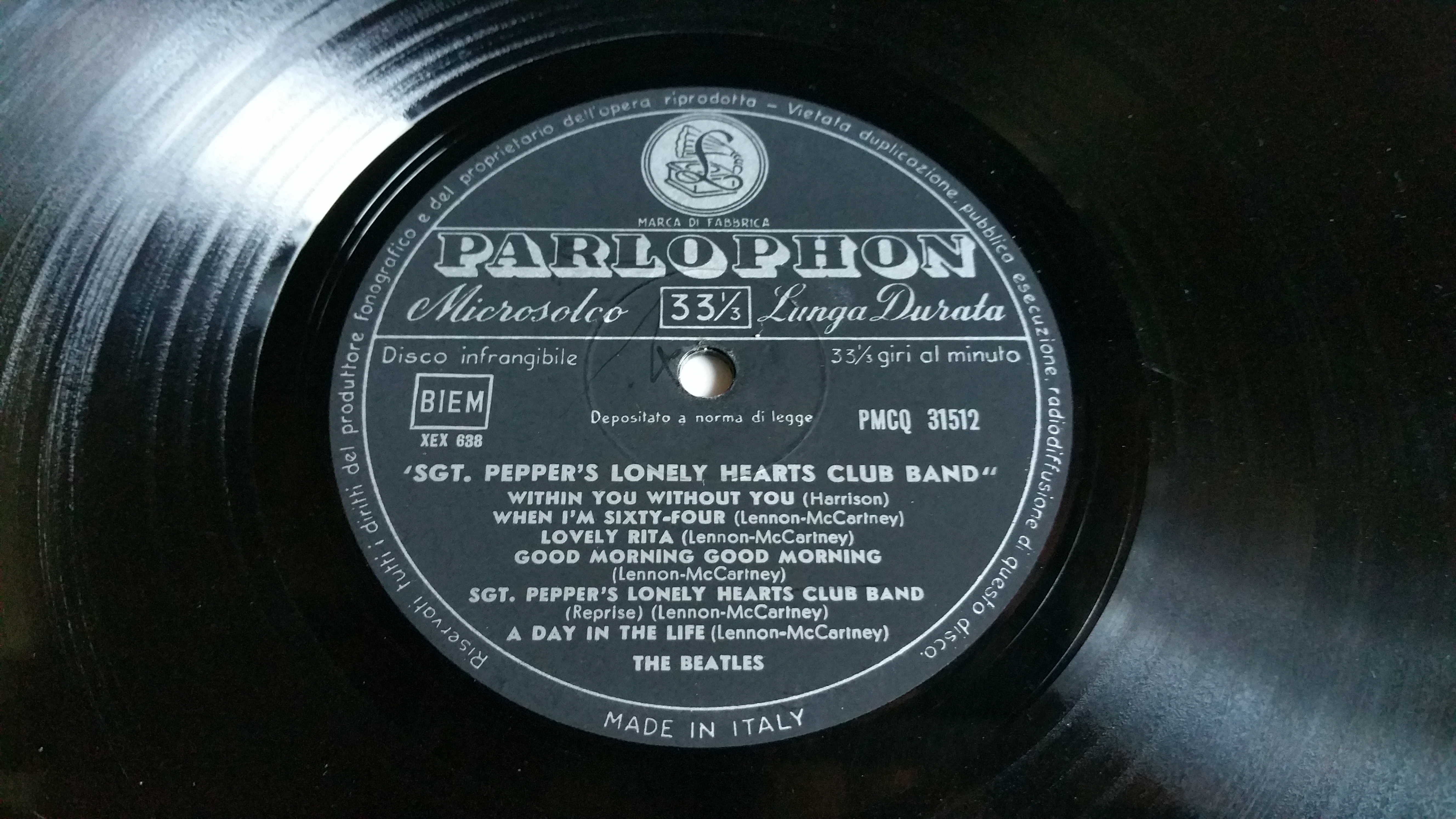 The Beatles - Revolver - LP VINILE 33 giri Originale PMCQ 31510 1966-Italy